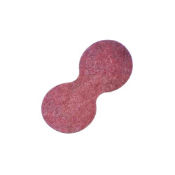 2S 18650 Battery Insulation Seal Red No Hole - 12 Pieces