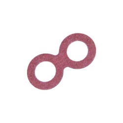 2S 18650 Battery Insulation Seal Red Perforated - 15 Pieces