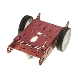 2wd mBot Aluminum Car Kit - Red (Motor and Wheel Included)