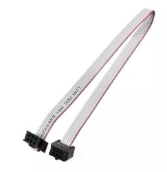 2x3 6 Pin Female-Female Flat Cable - 50cm