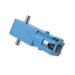 3-6V 1:90 110Rpm Metal Dişli TT DC Motor - Çift Milli