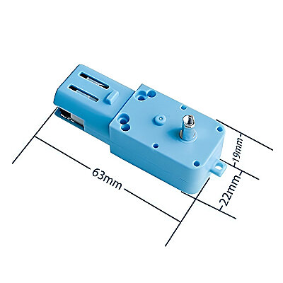 3-6V 1:90 110RPM Metal Gear TT DC Motor - Dual Shaft - 4