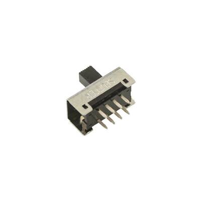3 Konumlu 8-Pin Sürgülü Switch - Siyah - 2