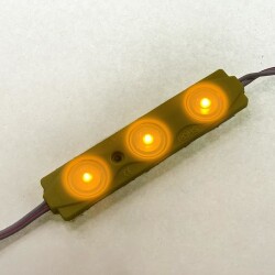 3 Lens Module LED - Yellow 12V 1.5W - 2