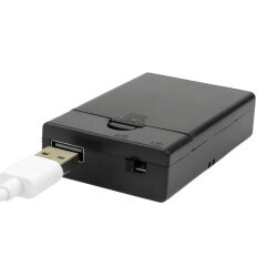 3-Pack AA Battery Holder - USB Output - 2