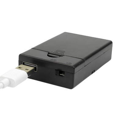 3-Pack AA Battery Holder - USB Output - 2
