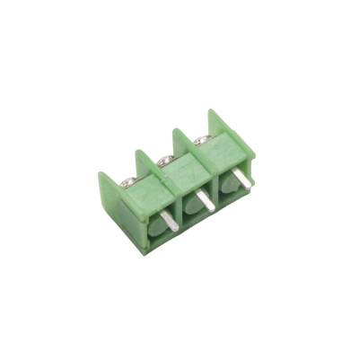 3 Pin Bariyer Klemens - 7.62mm Yeşil - 2