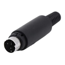 3 Pin Male Mini DIN Connector