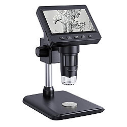 307-C 1000X 2MP 4.3" Screen Wireless Digital Microscope - Black