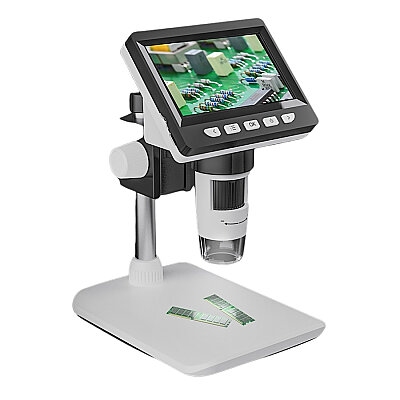 307-C 1000X 2MP 4.3" Screen Wireless Digital Microscope - White - 2