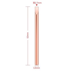 30W D Tip Havya Ucu - Bakır - 2