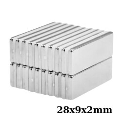 28x9x2mm Neodymium Strong Magnet