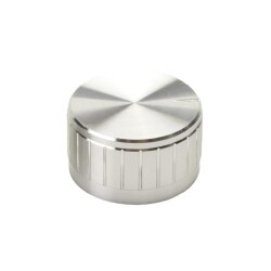 30x17 Aluminum Potentiometer Head - Silver