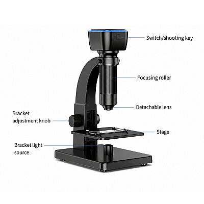 315W 2000X 5MP WiFi Wireless Digital Microscope - 4