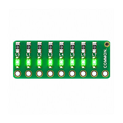 3.3-5V 8-Bit LED Module - Green - 1