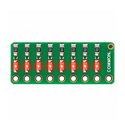 3.3-5V 8-Bit LED Module - Red - 1