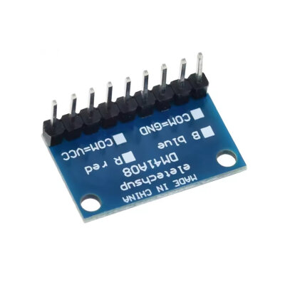 3.3V 5V 8-Bit Red LED Module - Anode - 3