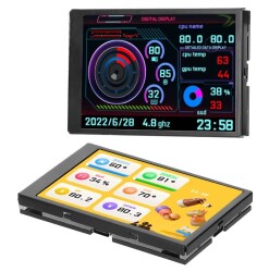 3.5 inç USB LCD Ekran - CPU GPU RAM HDD Monitörü - 3