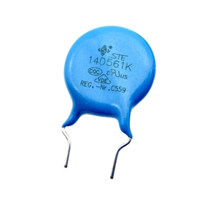 350VAC - 560VDC 14mm Varistor 14D561K - 1