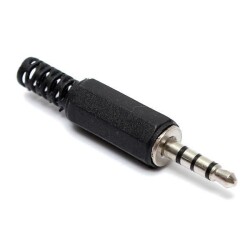 3.5mm 4 Boğumlu Stereo Jak - Erkek
