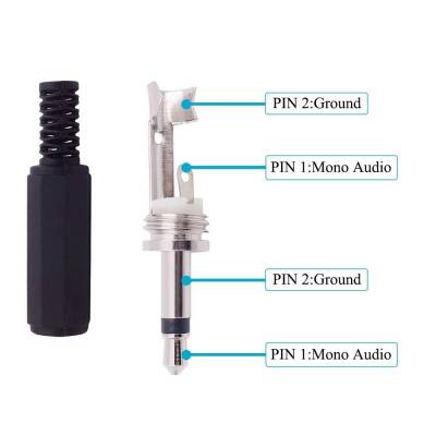 3.5mm Mono Jak - Erkek - 2