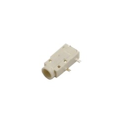 3.5mm Stereo 4-Pin SMD Jack Female - White