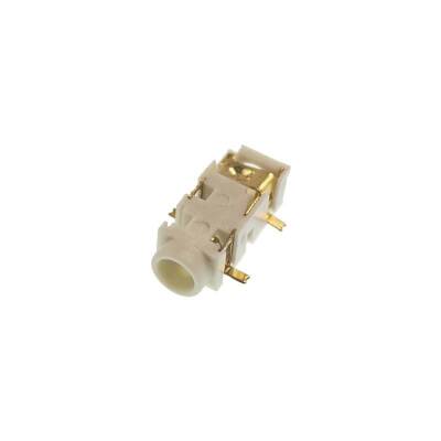 3.5mm Stereo SMD Jack Dişi - Beyaz - 1