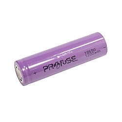 3.7V 1200mAh 18650 Li-ion Rechargeable Battery - Headless - 2