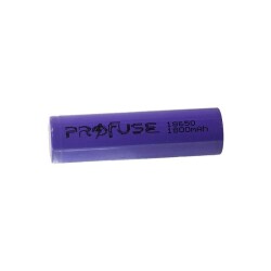 3.7V 1800mAh 18650 Li-ion Rechargeable Battery - Headless