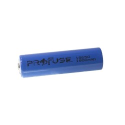 3.7V 1800mAh 18650 Li-ion Rechargeable Battery - With Head