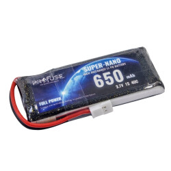3,7V 1S 650mAh 40C Lipo Batarya