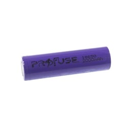 3.7V 2000mAh 18650 Li-ion Rechargeable Battery - Headless