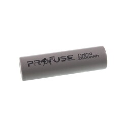 3.7V 2600mAh 18650 Li-ion Rechargeable Battery - Headless