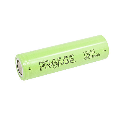3.7V 2600mAh 18650 Li-ion Şarjlı Pil - Başsız - 2