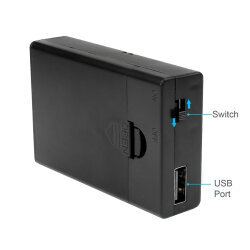 3'lü AA Pil Yuvası - USB Çıkışlı - 3