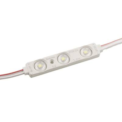 3'lü Mercekli Modül Led - Beyaz 12V 1W - 1