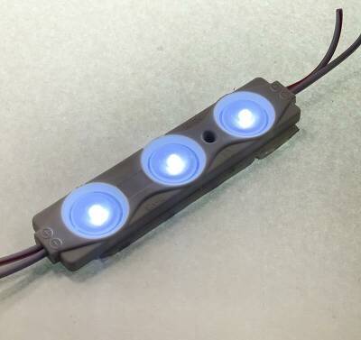 3'lü Mercekli Modül Led - Beyaz 12V 1.5W - 2