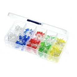 3mm and 5mm Boxed LED Set - 200 Pieces