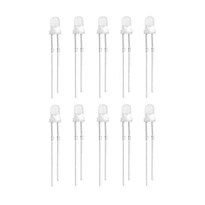 3mm Beyaz Led Paketi - 10 Adet - 1