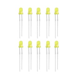 3mm Sarı Led Paketi - 10 Adet