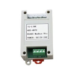 4-Channel 10K NTC Temperature Sensor RS485 Modbus Transmitter Module - 1