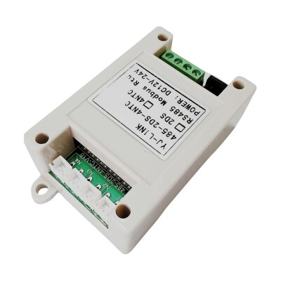4-Channel 10K NTC Temperature Sensor RS485 Modbus Transmitter Module - 2