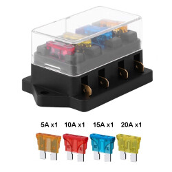 4 Channel Auto Blade Fuse Box