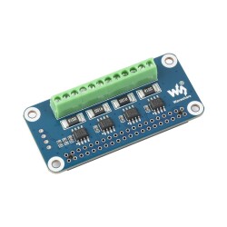 4 Channel Current/Voltage/Power Monitor Raspberry Pi HAT