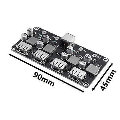 4-Channel QC3.0 QC2.0 6-32V Fast Charging Module - 3