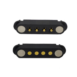 4-Pin 2.54mm Pogo Pin Magnetic Connector Set