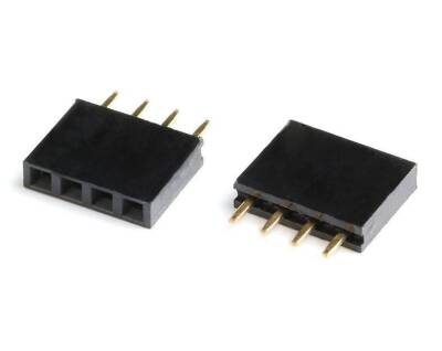 4 Pin Female Header - 1