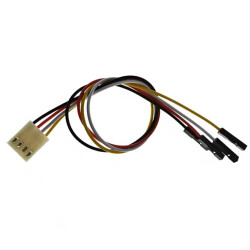 4-Pin KF2510 Female - 2.54mm Female Dupont Converter Cable - 20cm