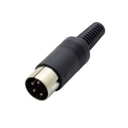 4 Pin Male DIN Connector