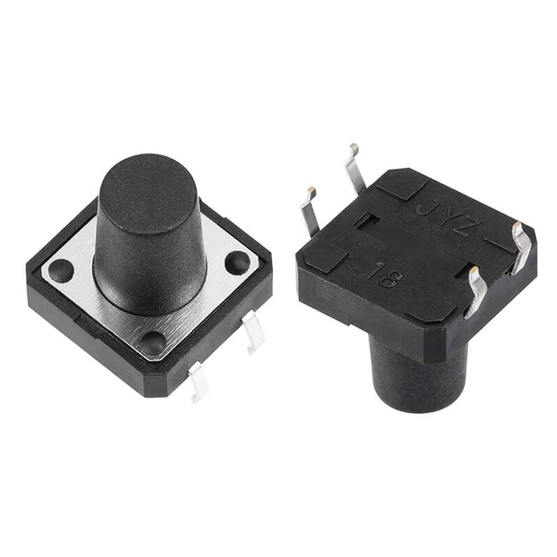 12x12x10.5mm 4 Pinli Push Buton - Tact Switch